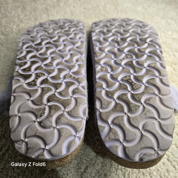 Birkenstock Arizona Big Buckle Shearling Teddy Purple Fog - Picture 3 of 12